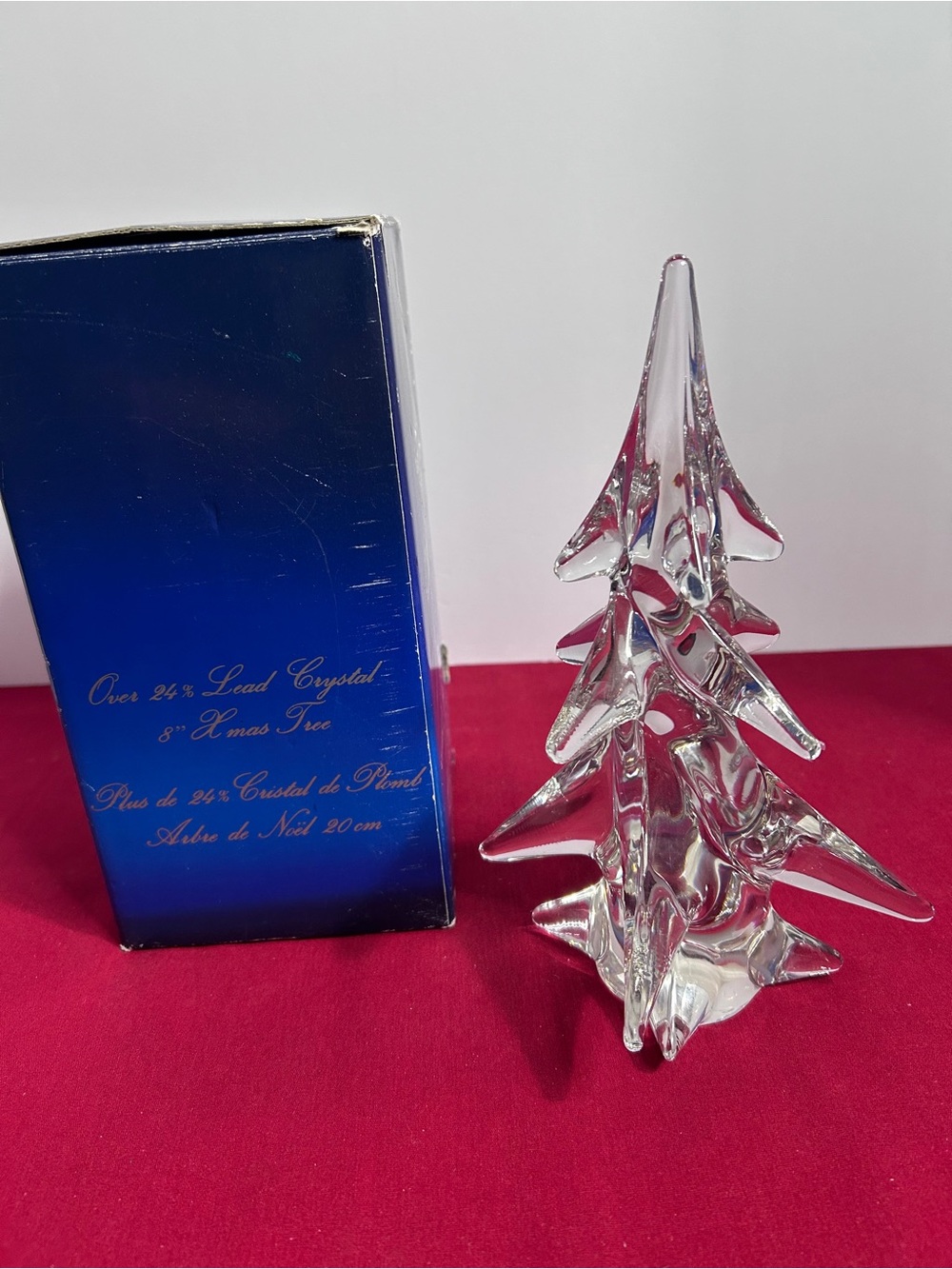The Tuscany Collection 24% lead crystal Christmas tree